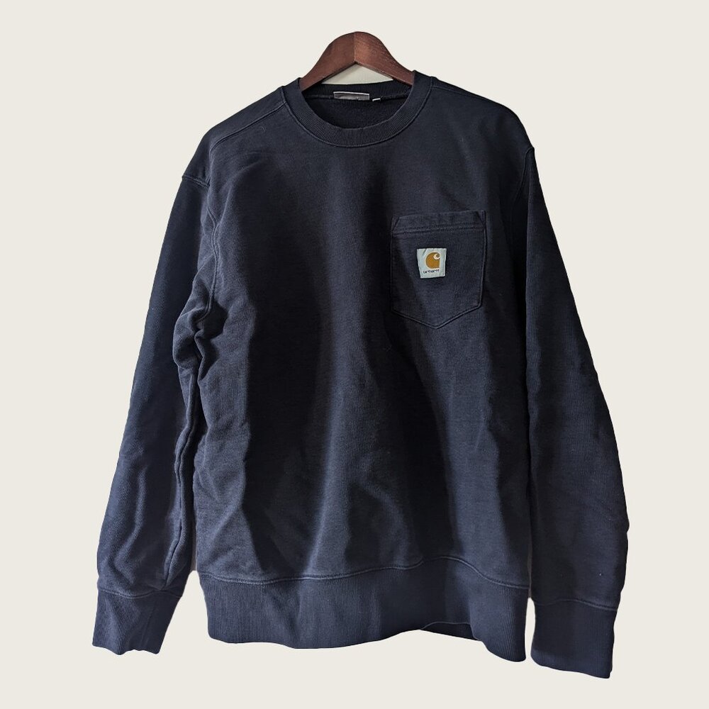 CARHARTT WIP - Navy crewneck sweater - Sz L